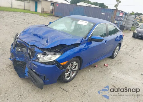 2018 Honda Civic Lx из США, поврежденный, VIN 2HGFC2F5XJH598421